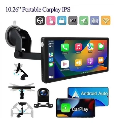 9.3" 1ch dash cam back up camera car rv tuck Wireless Carplay Car Android Auto - Image 1 of 4