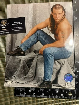 Foto promocional de lucha libre WWF con licencia oficial de Shawn Michaels de colección WWE Foto 1 de 4
