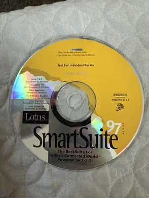 Lotus Smart Suite 97 Edition PC CD-ROM - Image 1 of 2