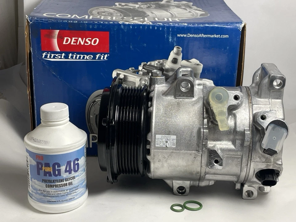 NEW A/C Compressor  for 2007-2009 Toyota Camry 2.4L (4CYL) W/ 1 year Warranty - Image 1 of 3