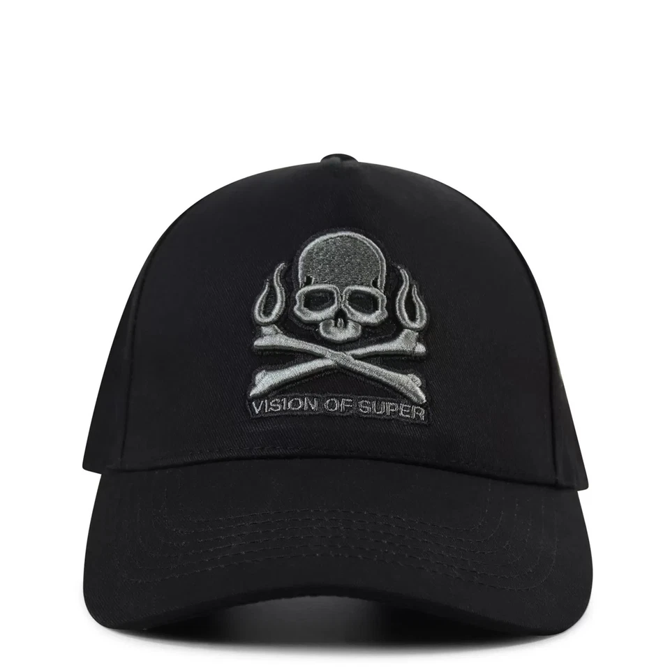 VISION OF SUPER - Berretto nero con mini logo per uomo - Imagen 1 de 1