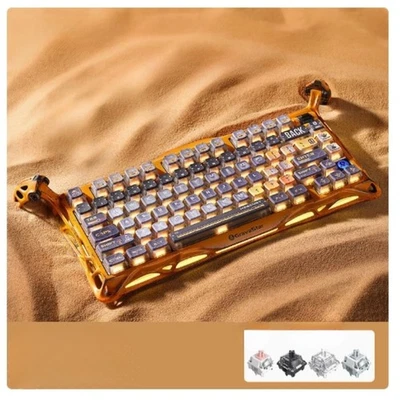 Gravity Planet Breaking Cocoon 75K Pro Mechanical Keyboard Wireless Keyboard - Image 1 of 4