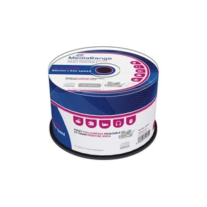 MediaRange CD-R 700MB 80min 52-fache Schreibgeschwindigkeit, vollflächig bedruck - Photo 1/6