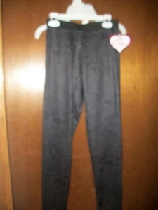 Candies purple and black flower girls leggings stetch sz M L NWT - Picture 1 of 2
