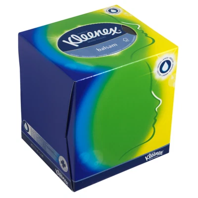 KIMBERLY-CLARK PROFESSIONAL Kimberly Clark 8825 Kleenex Balsam Kosmetiktücher Würfel weiß 3-lagig 56 Stück