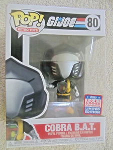 Cobra B.A.T. Funko Pop! 80 Bobblehead SDCC 2021 Convention Exclusive Box beschädigt - Bild 1 von 5