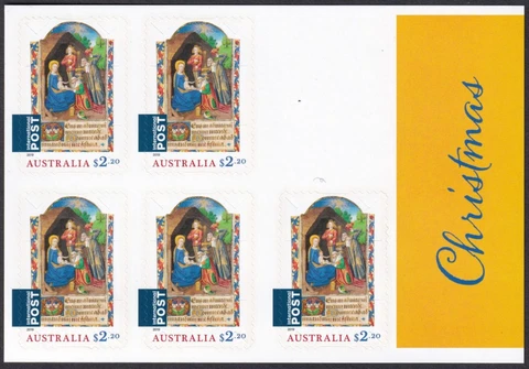 AUSTRALIA - 2019 'CHRISTMAS - Nativity' Self Adhesive Booklet Pane Mint [D8299] Cover