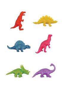 12 Stretchy Dinosaur Toys  Kids Squishie Fidget Birthday Party Bag Fillers