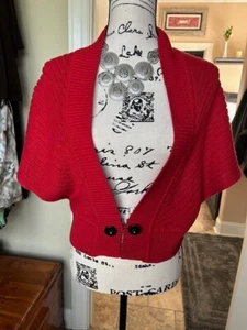Kenneth Cole, Red Shrug, Medium - Picture 1 of 3