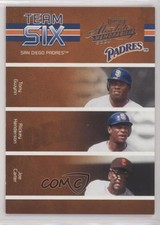 2005 Playoff Absolute Memorabilia Team Six /100 Tony Gwynn Rickey Henderson HOF
