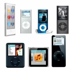 Apple iPod Nano 1st, 2nd, 3rd, 4th, 5th, 6th & 7th Generation 2GB 4GB 8GB & 16GB - Picture 1 of 40