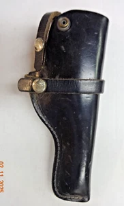 BUCHEIMER HOLSTER B38 FOR LUGER AUTOMATIC with 4 or 4 1/4" barrel. BLACK COLOR - Picture 1 of 5