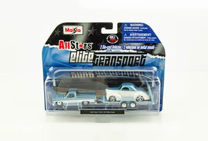 Maisto 1/64 All Stars Elite Transport 1987 Chevy 1500 1941 Willys Coupe Diecast - Picture 1 of 3