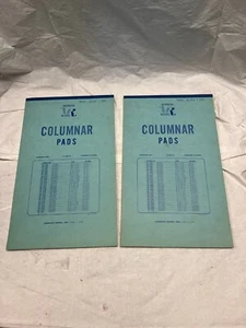 VERNON ROYAL Columnar Pad 7 Columns 8 1/2" X 14"  100 Sheets - New Old Stock - Picture 1 of 7