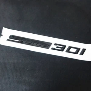 1x Black Glossy SDrive 30i Plastic Decal Badge Sticker Emblem G29 E89 E85 E86 Z4 - Foto 1 di 17