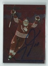 Todd Harvey Signed 1993/94 Donruss World Junior Championship Card #10