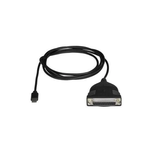 StarTech USB C to Parallel Printer Cable DB25 Female Port for IEEE1284 - Image 1 of 1