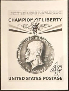US #1147 Photo Essay Masaryk 4c Champion of Liberty *d - Picture 1 of 1