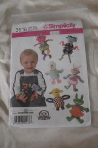 Simplicity Schnittmuster 3516 Baby Spielzeug kleine Puppen Einheitsgröße Carla Reiss - Bild 1 von 2