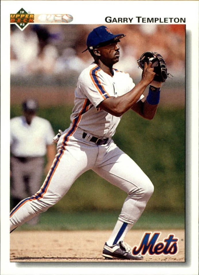 Garry Templeton 1992 Upper Deck MLB #411 Baseball Card New York Mets - Image 1 of 2