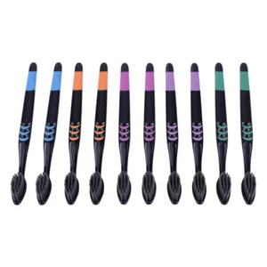 10PCS/lot Ultra Soft Bamboo Charcoal Nano Toothbrush Tooth Brush Dental Care - Picture 1 of 2