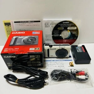 [Mint] CASIO EXILIM EX-ZR100 Compact Digital Camera White SET From Japan - Picture 1 of 7