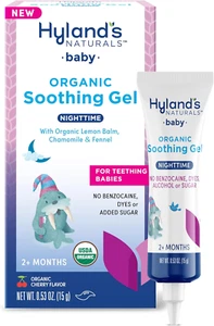 Baby Organic Night Oral Soothing Gel, with Chamomile, Calendula, and Fennel, Coo - Picture 1 of 12
