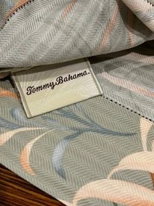 NWT Tommy Bahama Twin Duvet Cover & Sham SET  MADE IN ITALY 406  Egyptian Cotton - Picture 1 of 11