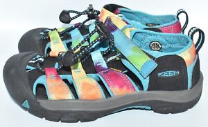 KEEN Newport Kids Girls Multicolor Tie Dye Waterproof Sandals Shoes Size (2)
