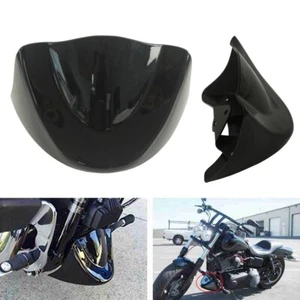 Motorcycle Lower Front Chin Spoiler Air Dam Fairing Mudguard For Harley Dyna FXD - Picture 1 of 9