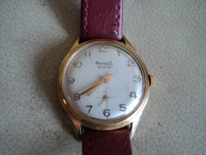 Vintage Men's WW2?? Morvil Antichoc Mechanical Watch Working - Picture 1 of 7