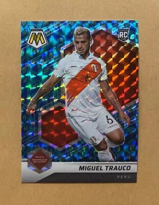 2021-22 Panini Mosaic Miguel Trauco RC T-Mall ASIA Choice Peacock Prizm SP Peru - Image 1 of 2