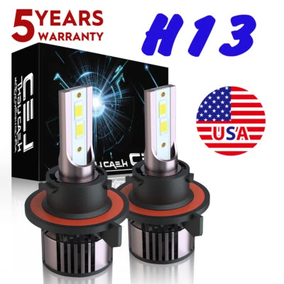 Super Bright 9008 LED Headlight Bulbs for Polaris GENERAL 1000 Sport 2022-2025 - Image 1 of 4