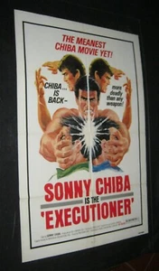 Orig SONNY CHIBA IS THE EXECUTIONER Martial Arts GRINDHOUSE CLASSIC Makoto Satô - Picture 1 of 1