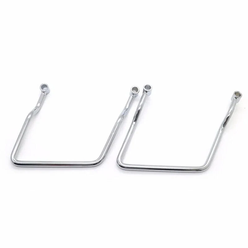 For Honda VTX1300 VTX1800 C&F 02-09 Chrome Saddle Bag Support Bar Mount Bracket - Image 1 of 4