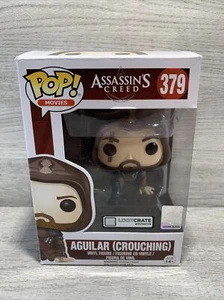 Funko POP! Movies #379 Assassin's Creed Aguilar (Crouching) Loot Crate EXCLUSIVE - Picture 1 of 6