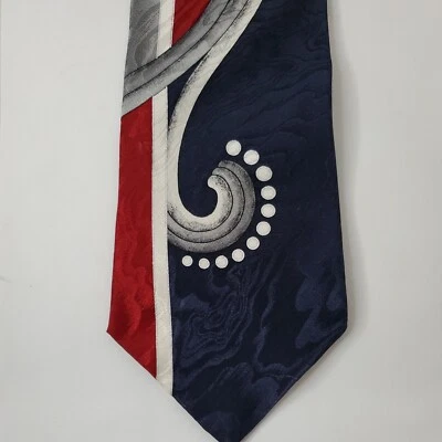 Corbata Gianfranco Ruffini Italia 100% Seda Importada Hecha en EE. UU. WPL 2831 Foto 1 de 4