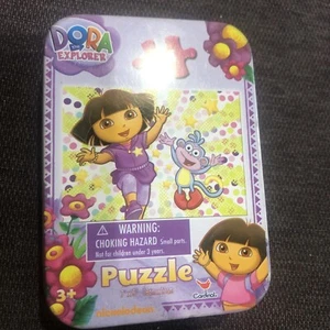 Dora the Explorer Puzzle Tin - 24 pc puzzle by Cardinal - Picture 1 of 4