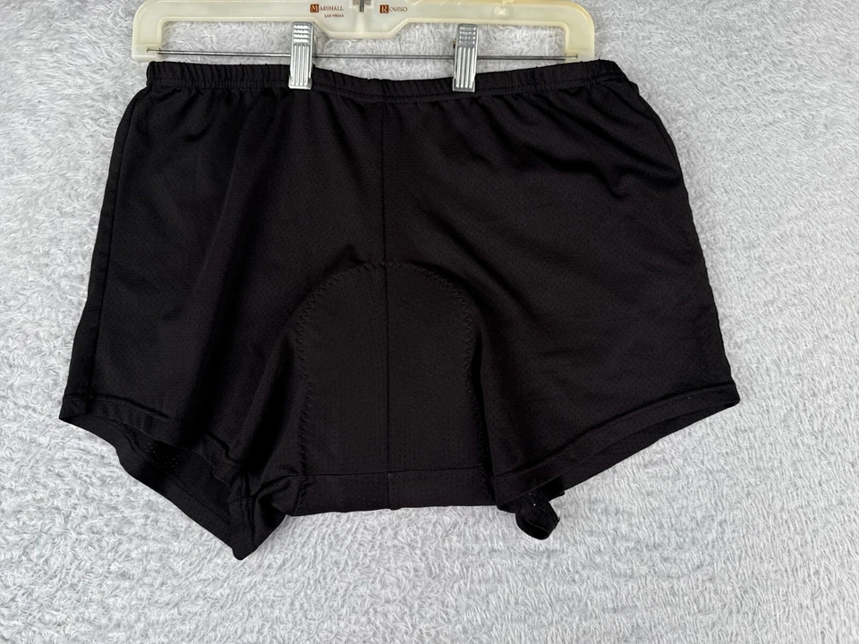 Pantalones Cortos de Ciclismo para Mujer 3XL XXXL Negro Poliéster Mezcla Spandex Forro Acolchado Foto 1 de 4