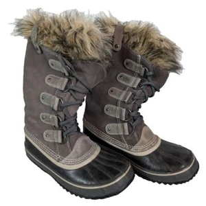 Sorel Joan of Arctic Damenstiefel schneegrau wasserdicht Leder NL1540-051 Größe 9 - Bild 1 von 8