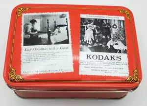 Kodak Film Memories Collection Red Tin Keep Christmas with Kodak 1994 - Picture 1 of 9