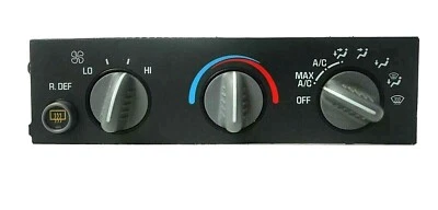 96-05 CHEVY GMC SAFARI ASTRO CLIMATE TEMP CONTROL MODULE A/C HEATER SWITCH UNIT - Image 1 of 2