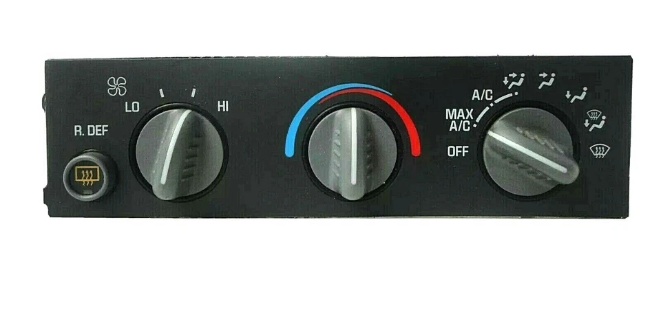 96-05 CHEVY GMC SAFARI ASTRO MÓDULO DE CONTROL DE TEMPERATURA CLIMÁTICA UNIDAD DE INTERRUPTOR DE CALEFACCIÓN A/C Foto 1 de 2