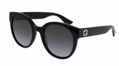 NEW Gucci GG0035SN-001 Shiny Black Sunglasses - Image 1 of 4