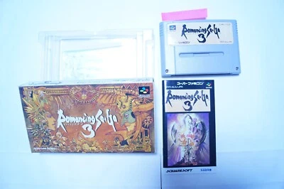 Romancing SaGa 3 1995 Box Manual Nintendo Famicom SNES Japan Vintage Game - Image 1 of 2