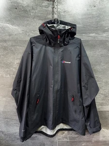 Berghaus Deluge Light Hydroshell Black Jacket Mens Size 2XL - Picture 1 of 24