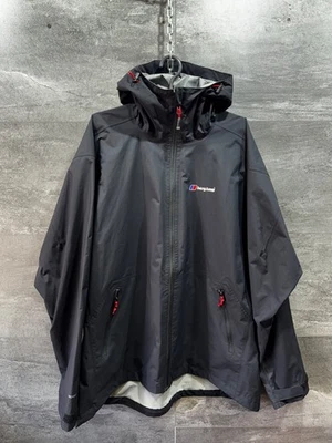 Berghaus Deluge Light Hydroshell Black Jacket Mens Size 2XL - Image 1 of 4
