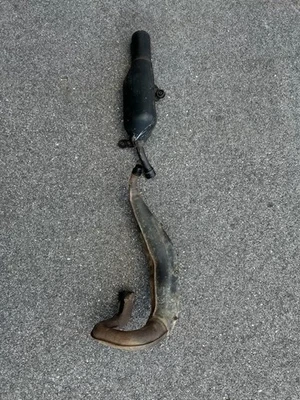 Honda 1986 Atc 250R Oem Silencer Exhaust Manifold Muffler Assembly Used As-Is - Image 1 of 4