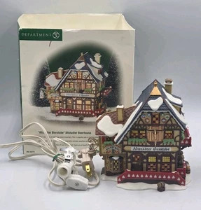 Leer~Dept 56 Altstadter Beerhouse 56218 Bierstube Alpine Christmas Village 2000 - Imagen 1 de 19