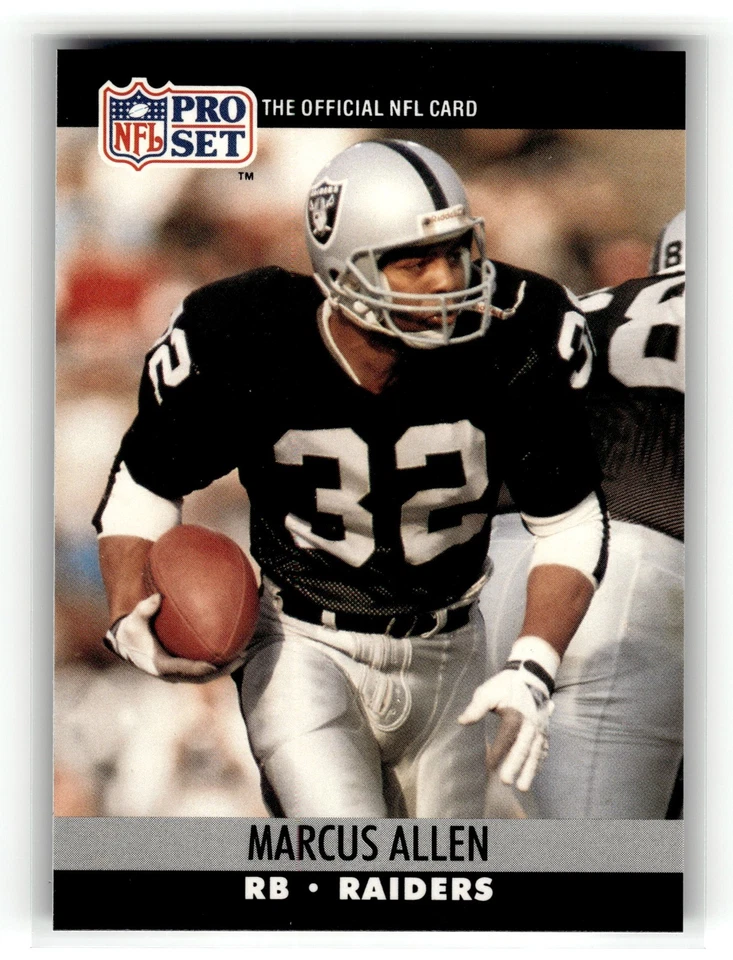 Marcus Allen 1990 Pro Set #538 Los Angeles Raiders HOF - Image 1 of 1